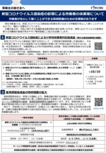 コロナウイルス対策事業主向け（厚労省）のサムネイル