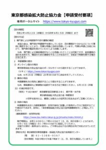 東京都感染拡大防止協力金のサムネイル